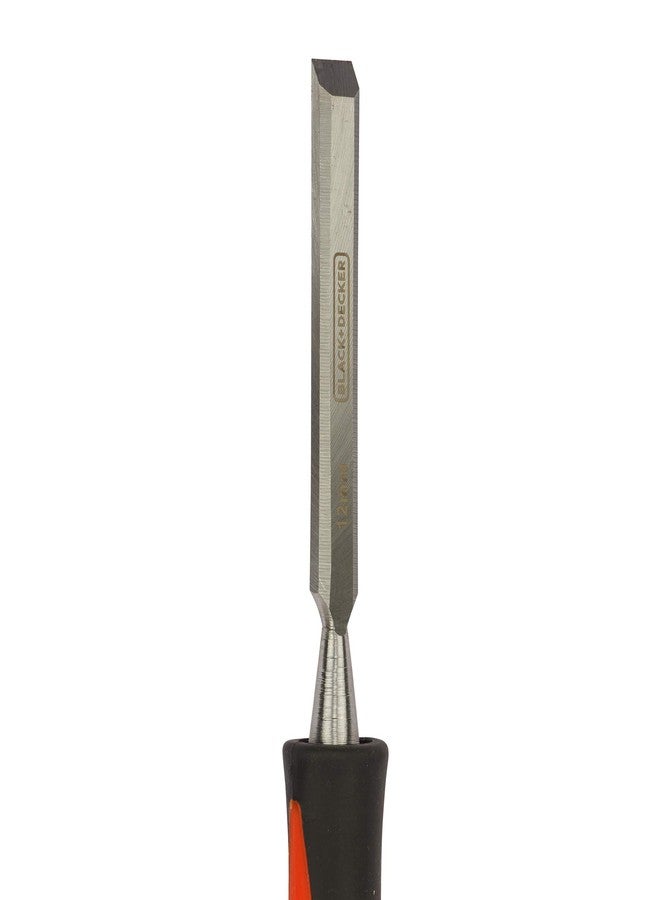 BLACK+DECKER BDHT16695 Steel Wood Chisel-12mm (Orange) - Image 2